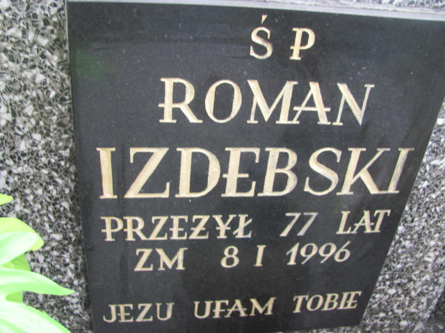 Janina Izdebska 1927 Racławice - Grobonet - Wyszukiwarka osób pochowanych