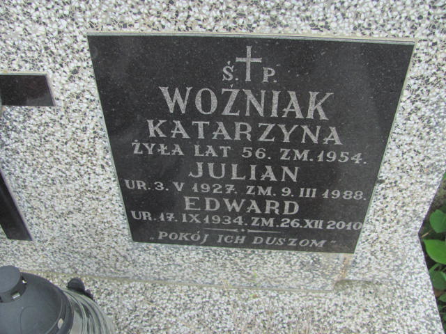 Edward Woźniak 1934 Racławice - Grobonet - Wyszukiwarka osób pochowanych