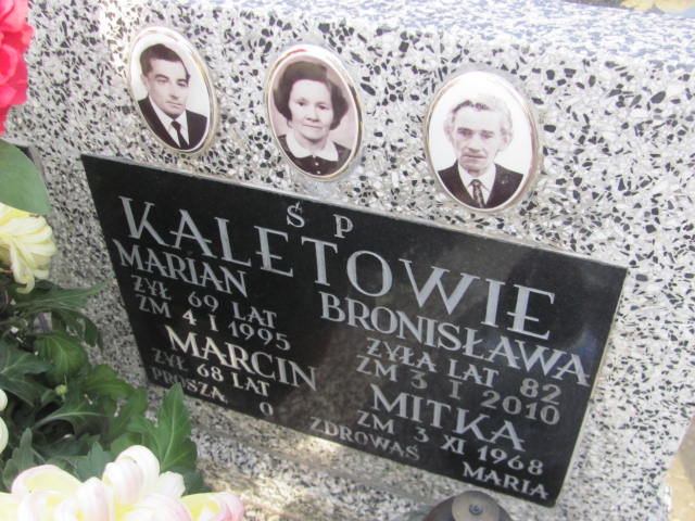 Marian Kaleta 1925 Racławice - Grobonet - Wyszukiwarka osób pochowanych