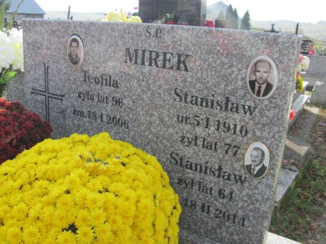 Stanisław Mirek 1950 Racławice - Grobonet - Wyszukiwarka osób pochowanych