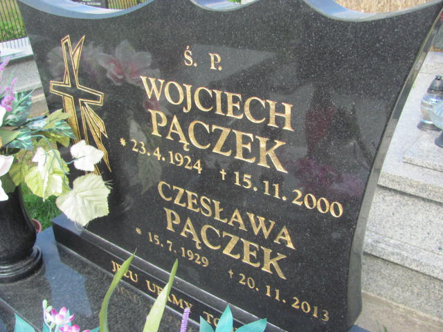 Wojciech Pączek 1924 Racławice - Grobonet - Wyszukiwarka osób pochowanych