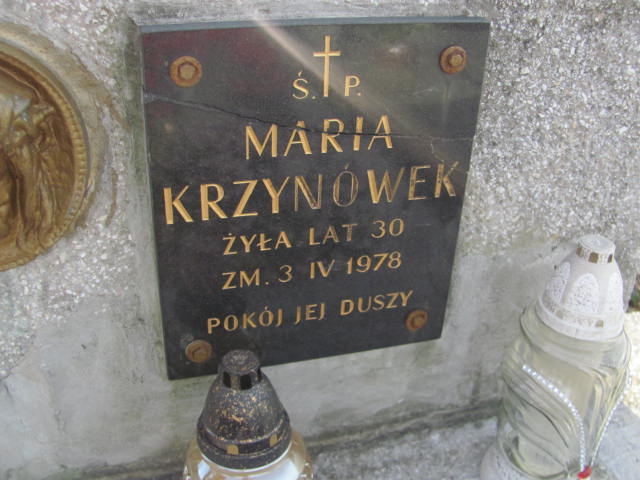 Maria Krzynówek 1947 Racławice - Grobonet - Wyszukiwarka osób pochowanych