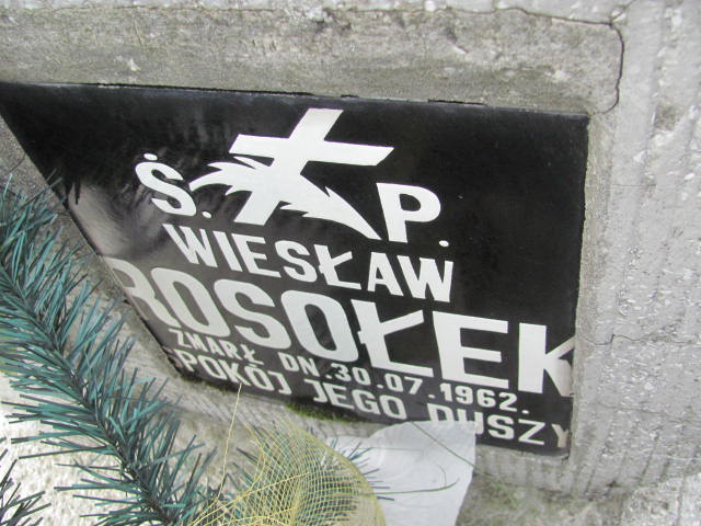 Wiesław Rosołek 1938 Racławice - Grobonet - Wyszukiwarka osób pochowanych