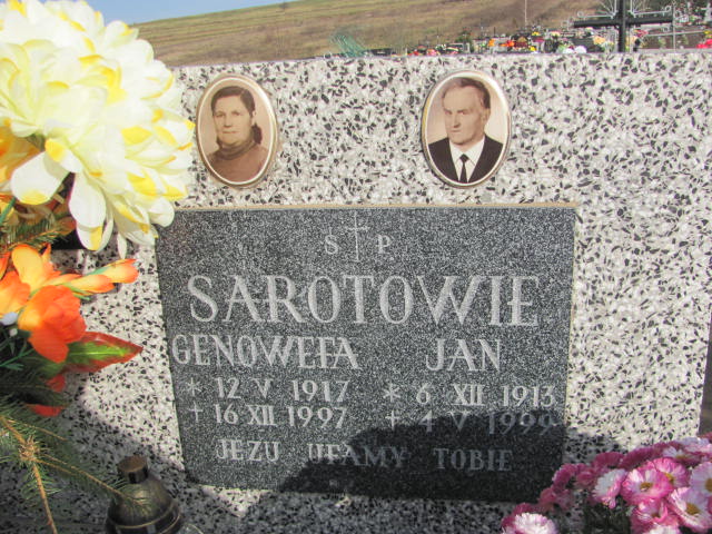 Genowefa Sarota 1917 Racławice - Grobonet - Wyszukiwarka osób pochowanych