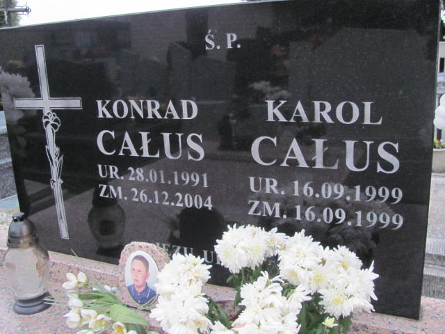 Konrad Piotr Całus 1991 Racławice - Grobonet - Wyszukiwarka osób pochowanych