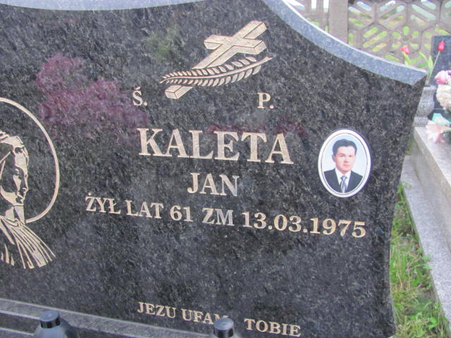 Jan Kaleta 1914 Racławice - Grobonet - Wyszukiwarka osób pochowanych