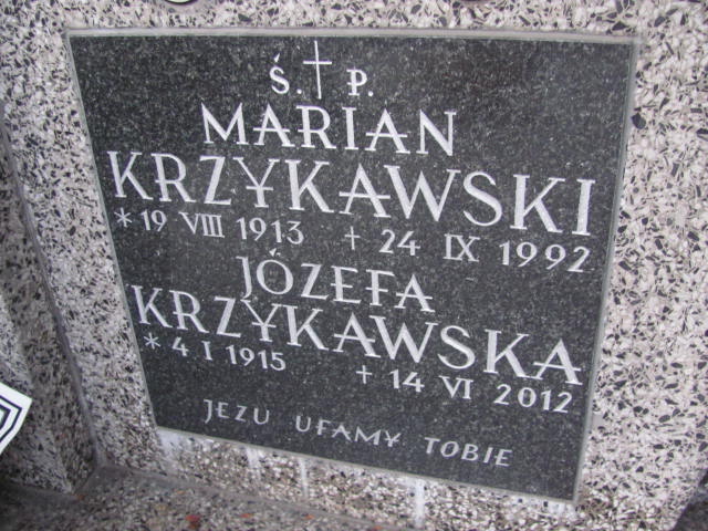 Józefa Krzykawska 1915 Racławice - Grobonet - Wyszukiwarka osób pochowanych